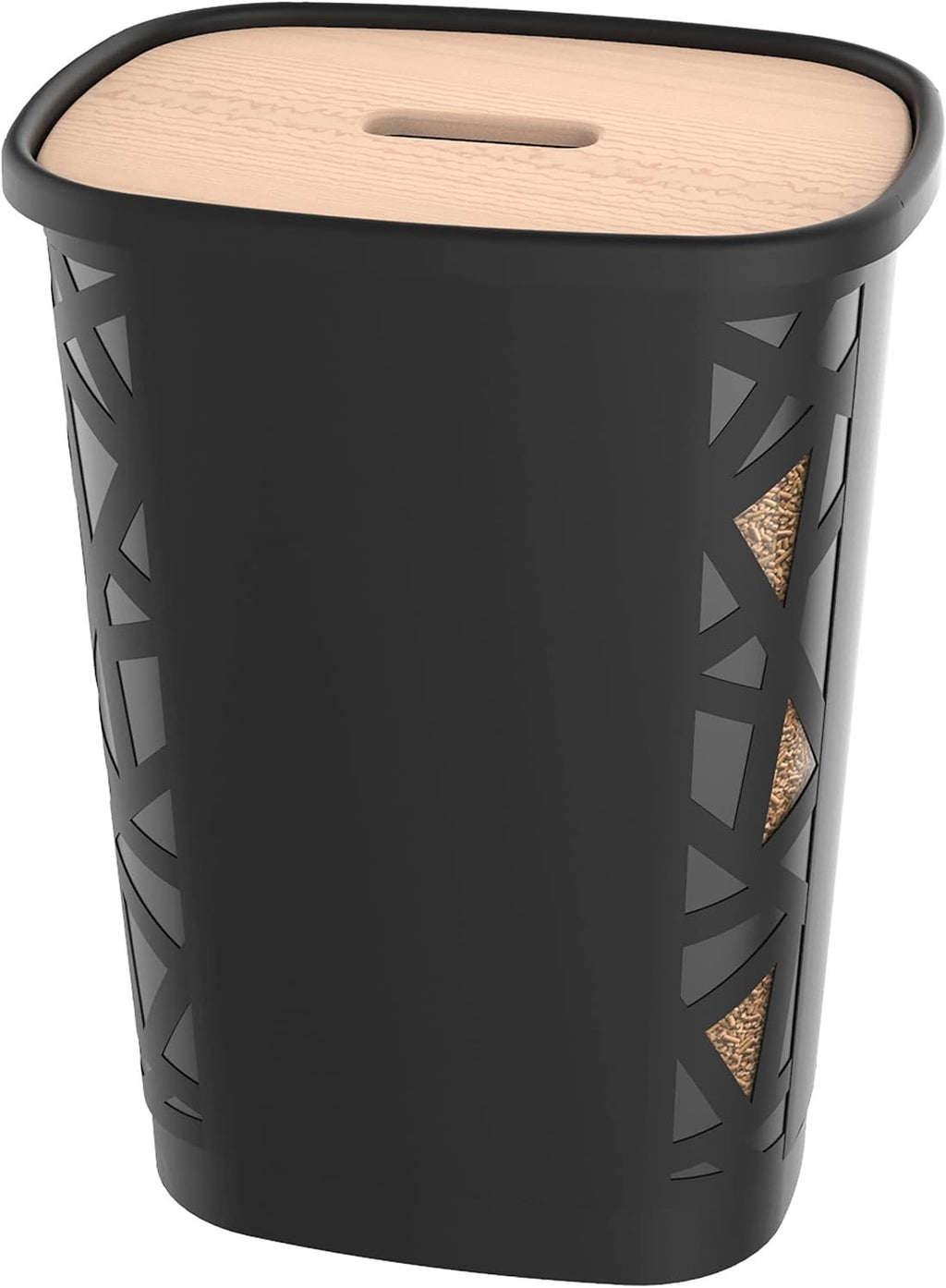 Coffre à granulés 70 L, couvercle bois