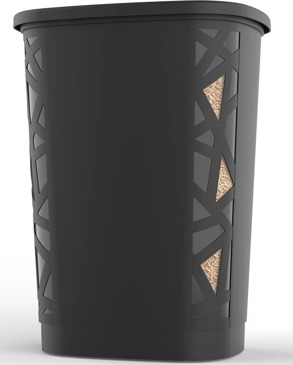 Coffre à granulés 70 L, couvercle bois