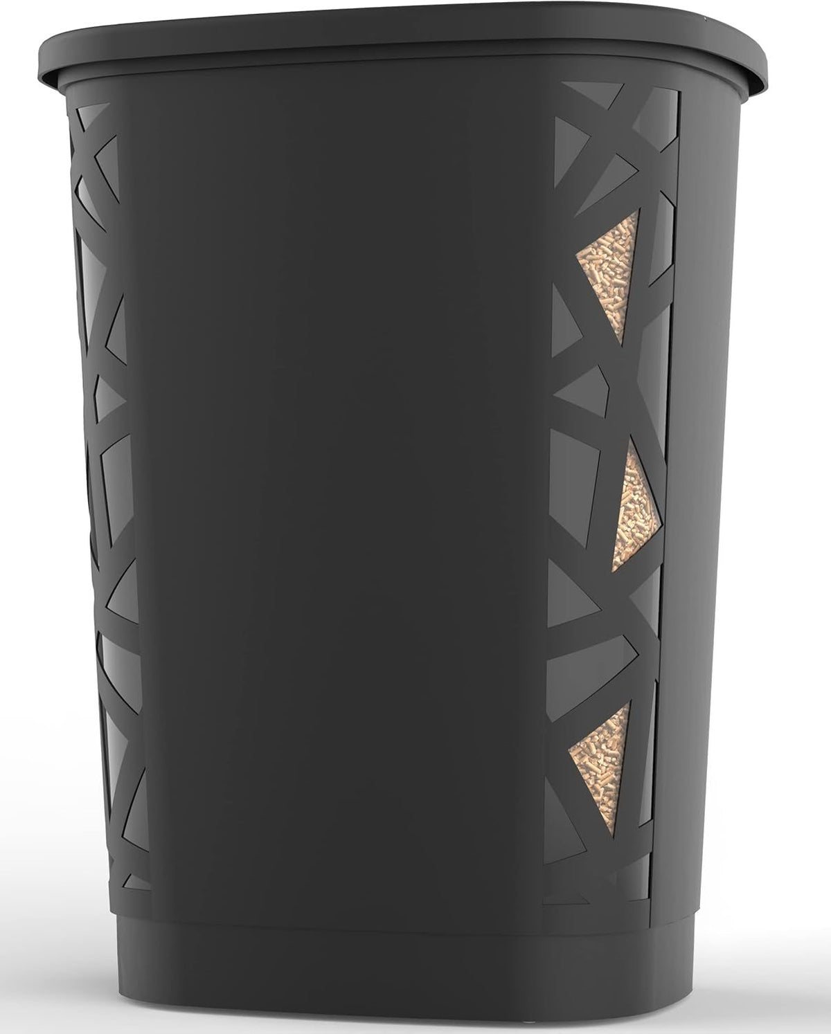 Coffre à granulés 70 L, couvercle bois